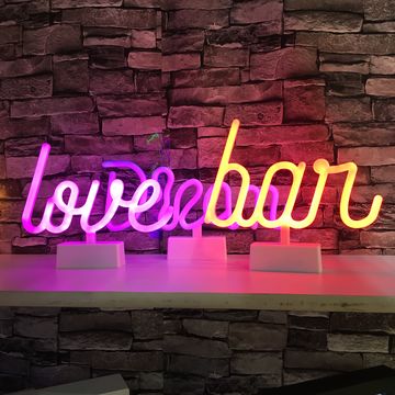 China Hot sell love led lighting table neon light for party bedroom ...