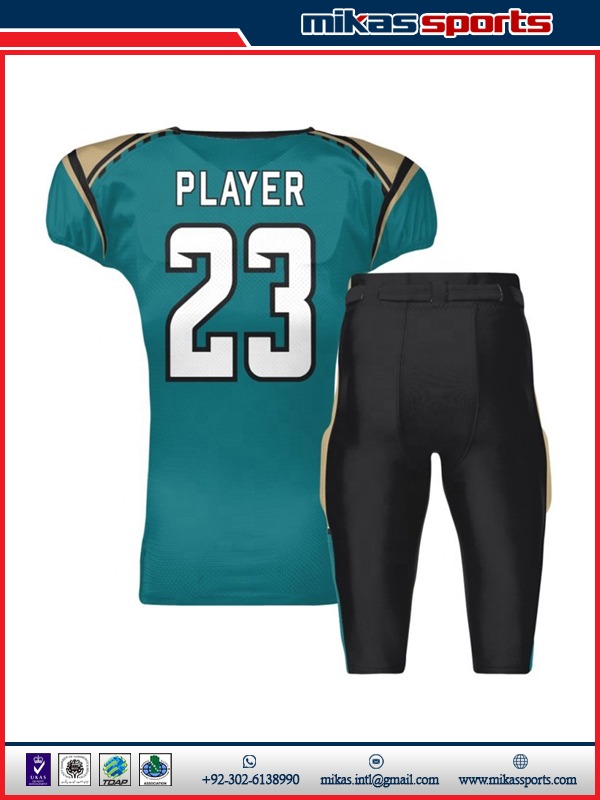 Source New Style Plain Team Custom Sublimation American Football