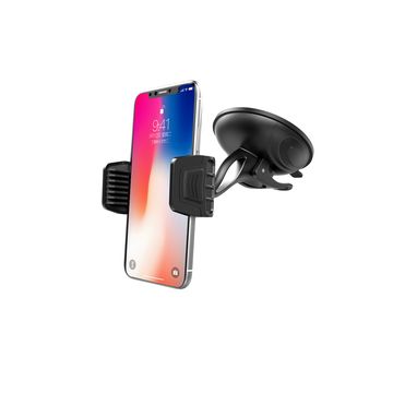 Support de téléphone portable à ventouse PU pour pare-brise/tableau de bord, meilleures ventes 2019