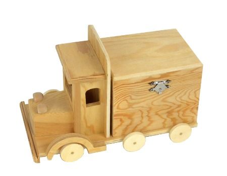 Wood Toy Wooden Truck Crane, Wooden Truck Toys Nz