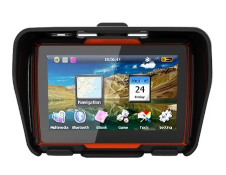 4 3 Waterproof Gps Navigation For Motorcycle And Bike With Bluetooth Fm Radio E Book Global Sources