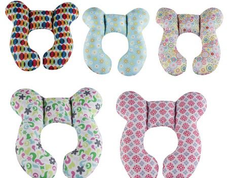 Baby Pillow,Newborn Infant Head/&Neck Cushion Perfect for Car Seats and Strollers