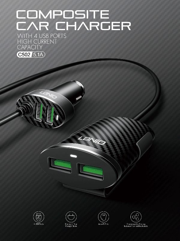 car charger 4 usb