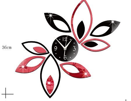 Compre Espejo Pegatina Pared Reloj De Alta Calidad Espejo Autoadhesivo  Espejo Relojes Pegatinas y Reloj Adhesivo Espejo de China por 2.3 USD