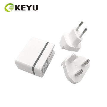 UL CE المدرجة 5V3A 9V2A 12V1.5A شاحن PD 18W نوع C USB C محول الطاقة للهاتف الذكي والكمبيوتر اللوحي