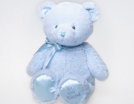 sky blue teddy bear