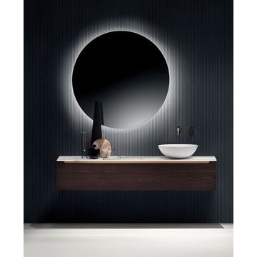 China Round Led Mirror Side Lighting Polished Edge On Global Sources China Round Led Mirror Side Lighting