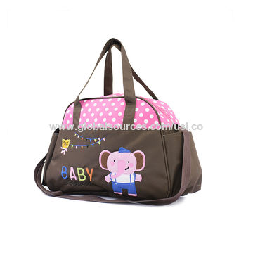 Insular Mother Maternity Baby Diaper Bag Waterproof Fabric Nappy Stroller  Bags Embroidered Baby Care Changing Bag