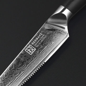 Buy Wholesale China Best 5 Steak Knife Japanese Vg10 Steel Razor Sharp  With Damascus G10 Handle Keemake & Damascus Kitchen Knife Set With Steak  Knives at USD 12.5