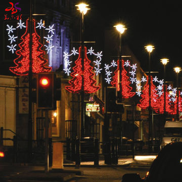 China Outdoor Christmas Light Led 2d Across Street Pole Motif