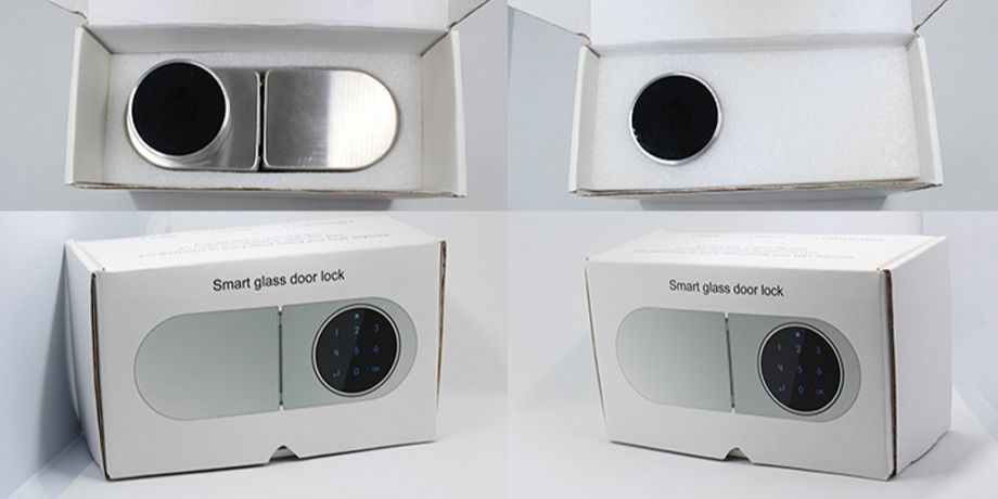 China Smart electronic office sliding glass door lock safely commercial ...