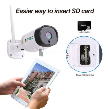 Cámara de seguridad al aire libre, cámara de vigilancia inalámbrica cámara CCTV de 5 megapíxeles para el hogar,