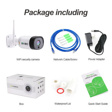Cámara de seguridad al aire libre, cámara de vigilancia inalámbrica cámara CCTV de 5 megapíxeles para el hogar,