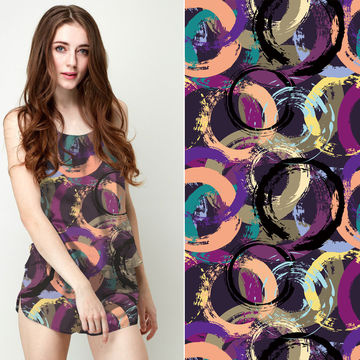 China Wholesale Printed Design Digital Natural 100 Satin Silk