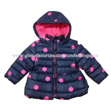China Gril padded Jacket,unfunctional hood w/ warm lining,aop,zipper ...