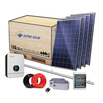 China 1kw Solar Off Grid Residential Power System Kit 3kw