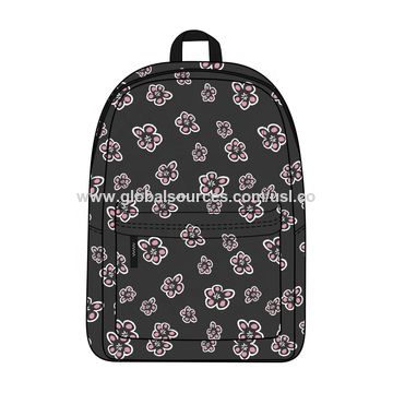 Mochilas pequeñas con estampado de flores para niñas bolso escolar