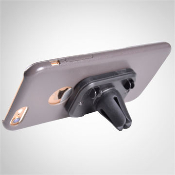 Support Téléphone Magnétique de Voiture à Grille d'Aération pour Téléphones Mobiles et Mini Tablettes avec 4 Aimants N50