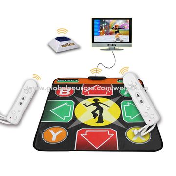 China 32 Bit Wireless Dance Pad For Wii Tv Single Dance Mat With