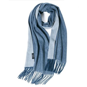 OEM Personnalisé Hiver Laine de Haute Qualité 100% Tricoté Cachemire Coton Soie Écharpe Pour Femmes