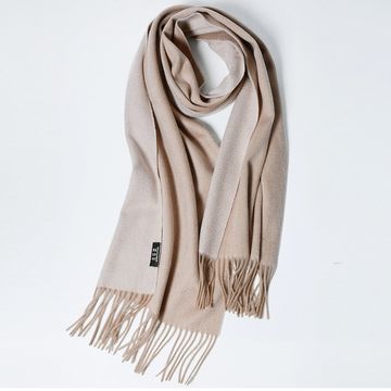 OEM Personnalisé Hiver Laine de Haute Qualité 100% Tricoté Cachemire Coton Soie Écharpe Pour Femmes