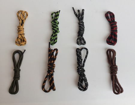 Fire retardant and fireproof shoelaces 