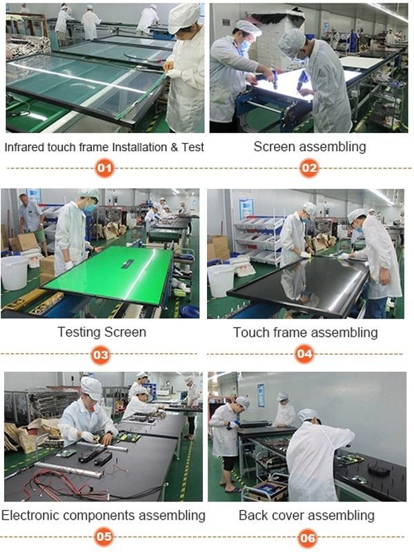 China 86'' touch screen smart tv interactive flat panel smart board ...