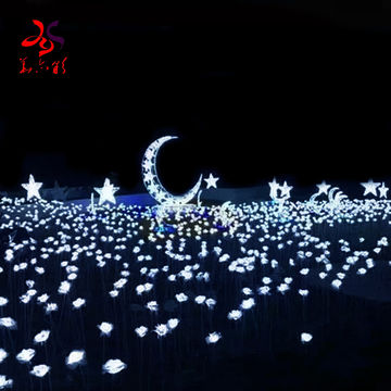 China LED Ramadan white moon motif light room or outdoor lighted ...