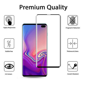 China 3D tempered glass screen protecor for Samsung S10 plus,9H,full ...