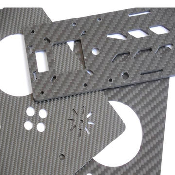 China CNC Machining 3K Fabric Carbon Fiber Sheet Frame For UAV on ...