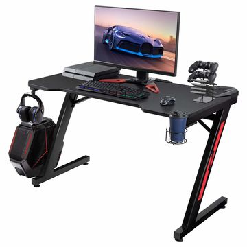 China Hj 8001 1175 660 Ergonomic Gaming Desk Z Shaped Pc Computer