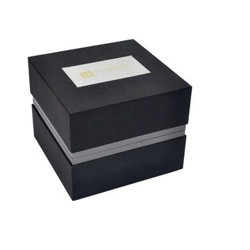 China Customize Plastic Frame Manufacturer Black Paper Watch Gift