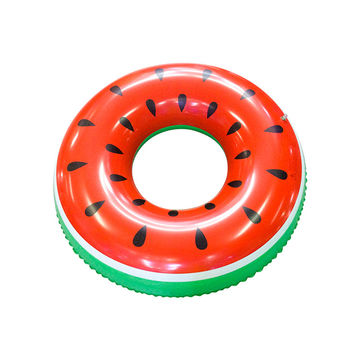 China OEM Thickened PVC Watermelon Adult Inflatable Swim Ring Life ...