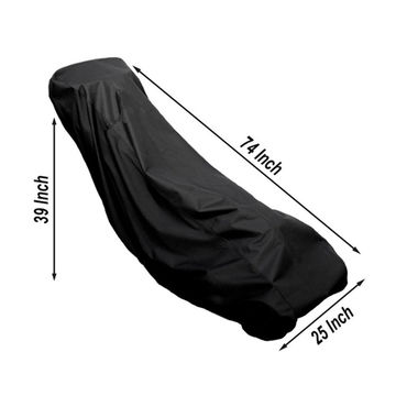 China OEM Polyester Black Dust-Proof Home Lawn Mower Dust Cover on ...