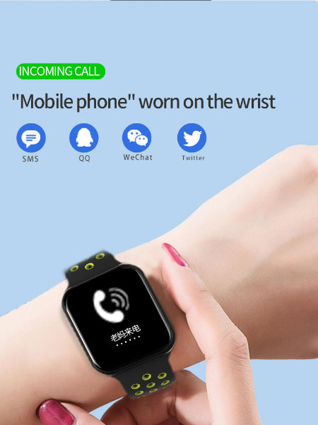 China 15 days long standby Heart Rate Fitness tracker full touch Color Screen bluetooth smart watch