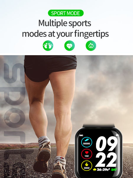 China 15 days long standby Heart Rate Fitness tracker full touch Color Screen bluetooth smart watch