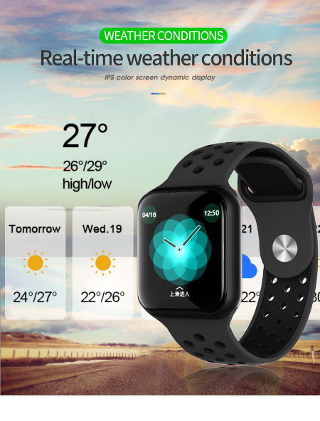 China 15 days long standby Heart Rate Fitness tracker full touch Color Screen bluetooth smart watch