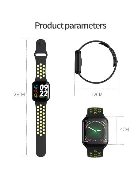 China 15 days long standby Heart Rate Fitness tracker full touch Color Screen bluetooth smart watch