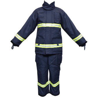 China Navy Blue Firefighting suit Firefighter Suits Safety Firefighter ...