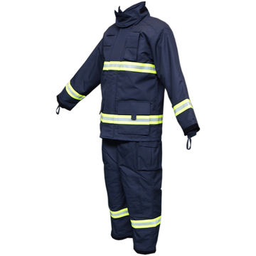 China Navy Blue Firefighting suit Firefighter Suits Safety Firefighter ...