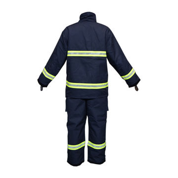 China Navy Blue Firefighting suit Firefighter Suits Safety Firefighter ...