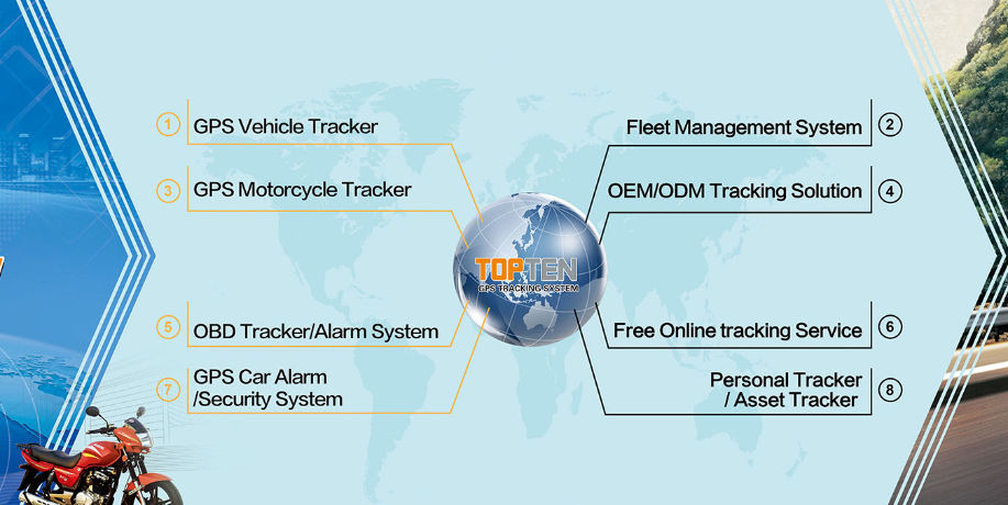 Waterproof Internal GPS and GSM antennas GPS car tracker real-time ...