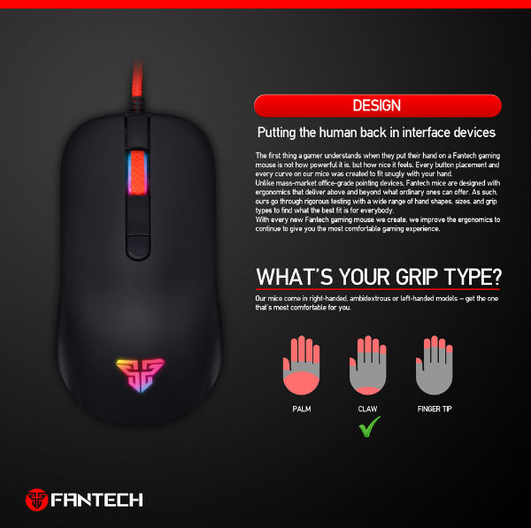 fantech rhasta g10 pro 4d gaming mouse