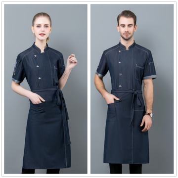 Spring Chef Clothing Restaurant Bniforms Kitchen Men&Woman Cook Bakery  Shirt Work Tops