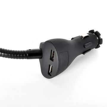 Novo Carregador USB Duplo 3.1A para Celular Smartphone Carregador Eletrônico de Carro