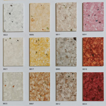 Commerical hospital colorido antibacteriano 3,0mm hoja homogénea de plástico PVC vinilo suelo