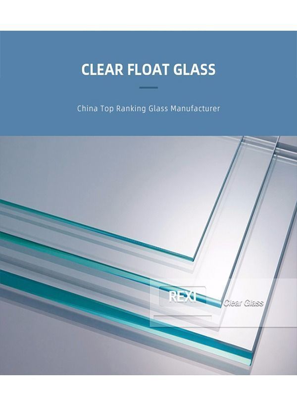 China 2mm 3mm 4mm 5mm 6mm 8mm 10mm 12mm 15mm 19mm Clear Float Glass