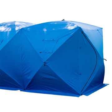 Outsunny Portable 8-Person Ice Fishing Tent Shelter with