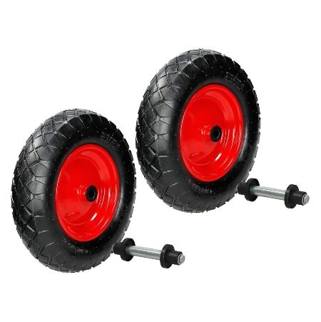 China 4.00-8 Pneumatic Rubber air Wheelbarrow Wheel cart Wheels Trolley ...