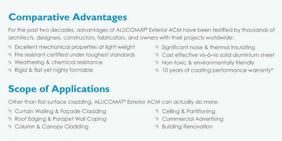 Alucomat Aluminium Composite Panel Acp Acm Mcm Global Sources